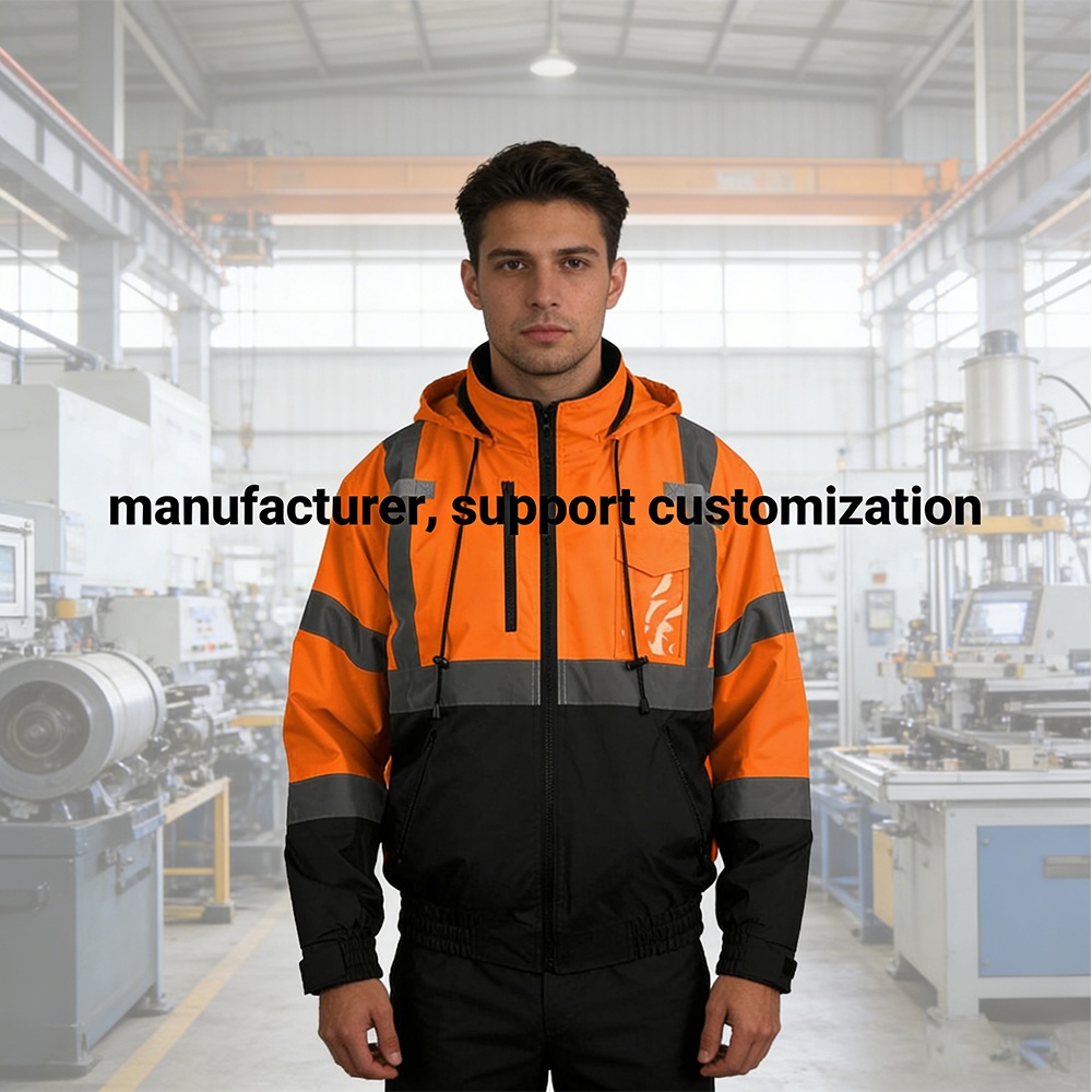 ANSI Class 3 High-Visibility Reflective Safety Bomber Jacket | Waterproof Winter Workwear | Custom Logo & Colors Available from China Manufacturer