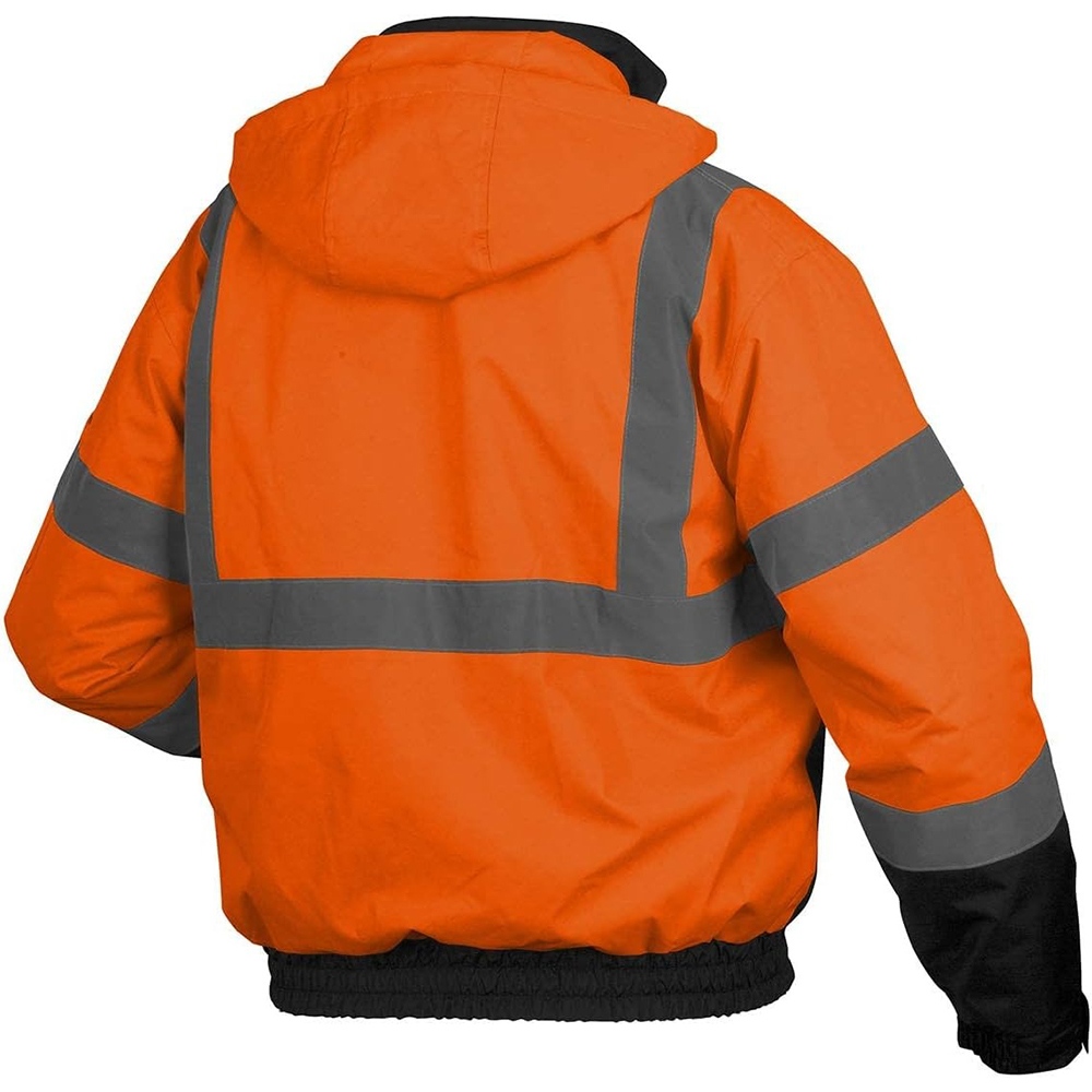 ANSI Class 3 High-Visibility Reflective Safety Bomber Jacket | Waterproof Winter Workwear | Custom Logo & Colors Available from China Manufacturer