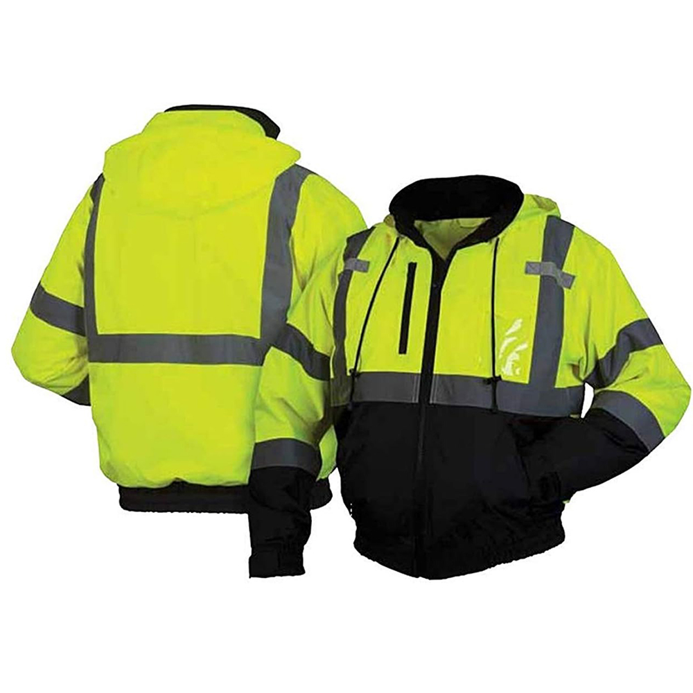 ANSI Class 3 High-Visibility Reflective Safety Bomber Jacket | Waterproof Winter Workwear | Custom Logo & Colors Available from China Manufacturer