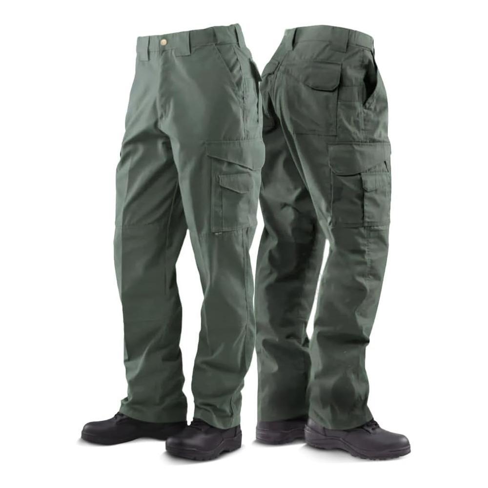 Mens Tactical Cargo Pants | Waterproof Ripstop 65% Polyester 35% Cotton security guard pants