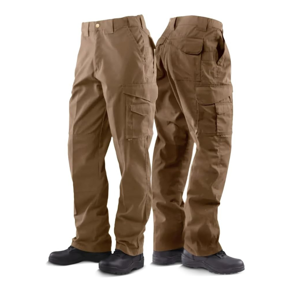 Mens Tactical Cargo Pants | Waterproof Ripstop 65% Polyester 35% Cotton security guard pants