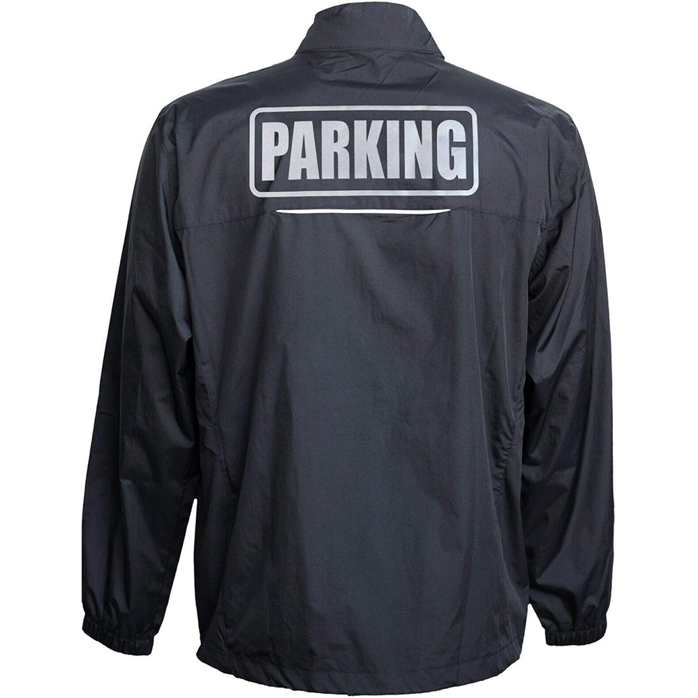 Security Reflective Jacket – Waterproof Windproof with "SECURITY" Custom Logo for Security Patrol