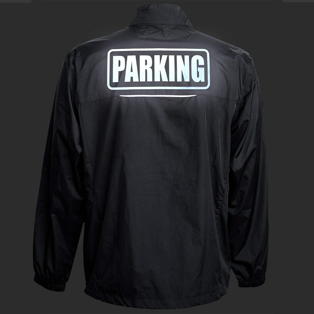 Security Reflective Jacket – Waterproof Windproof with "SECURITY" Custom Logo for Security Patrol