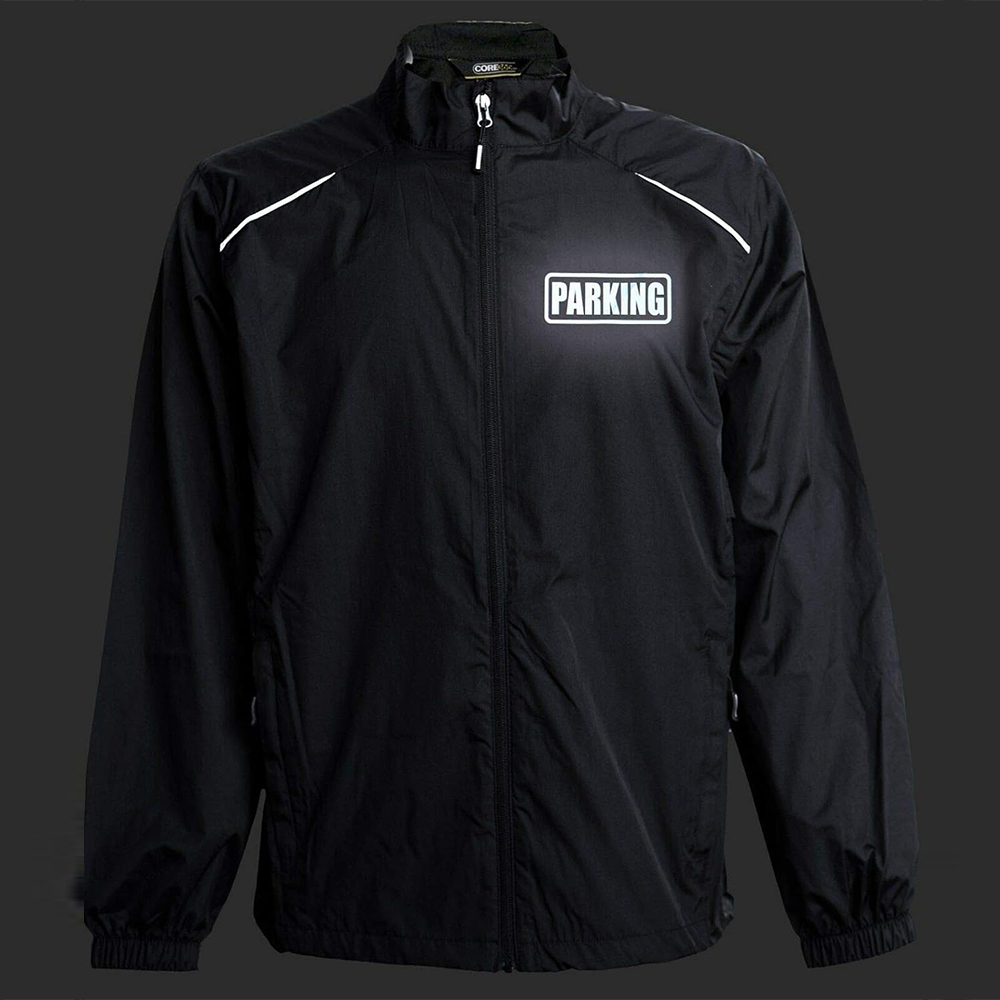 Security Reflective Jacket – Waterproof Windproof with "SECURITY" Custom Logo for Security Patrol