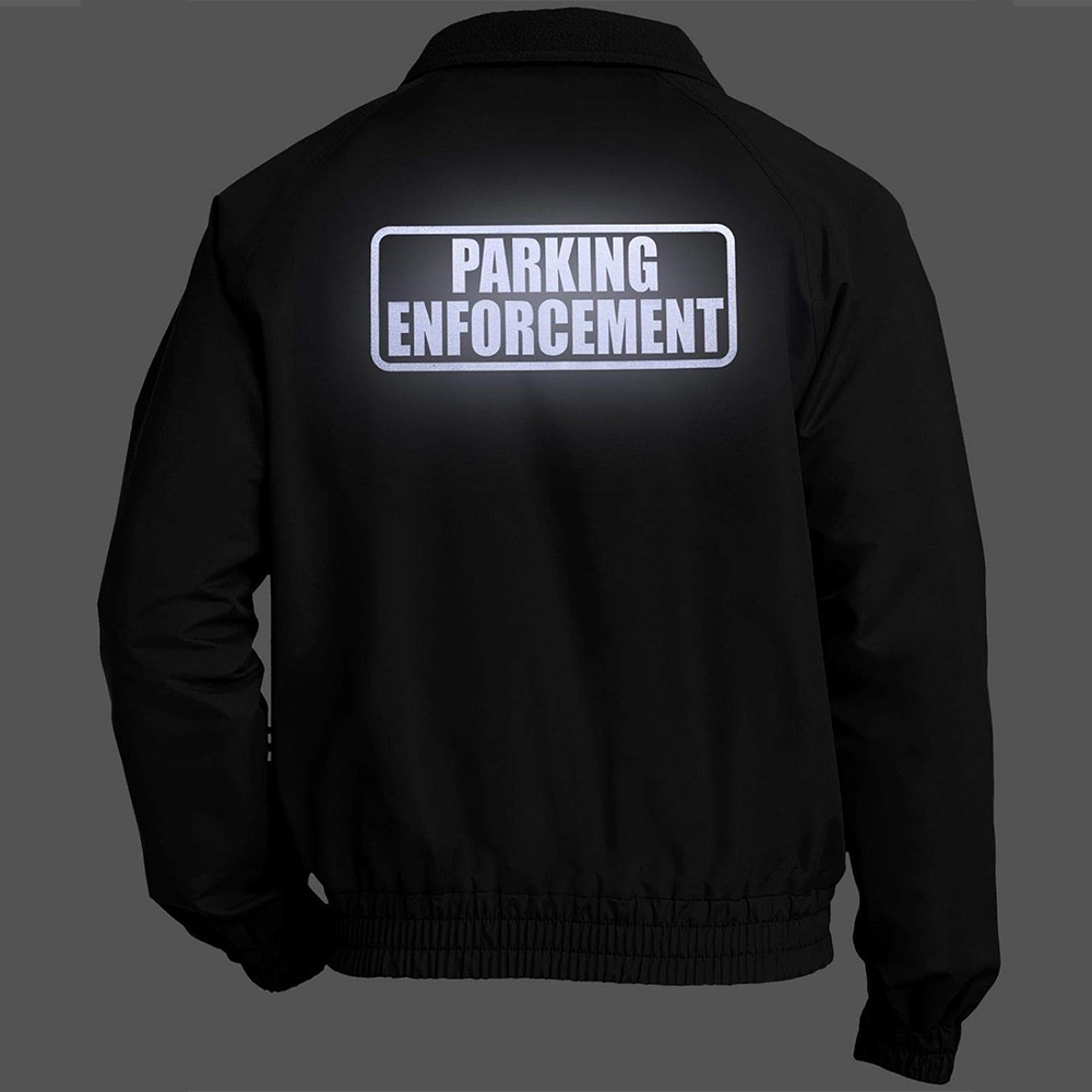 Security Duty Jacket – Waterproof Windproof Hooded Coat SECURITY ENFORCEMENT Custom Logo for Security Patrol