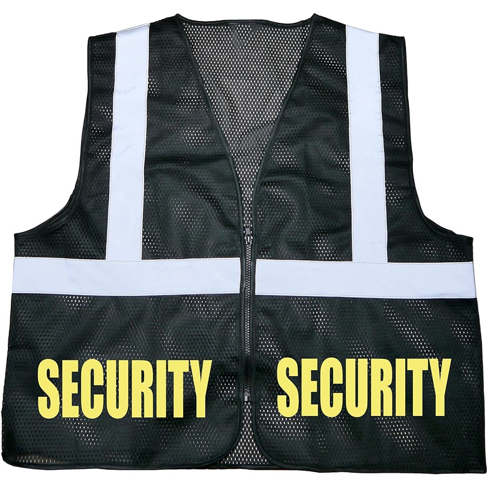 Security Reflective Vest | High-Visibility Safety Vest | Breathable Duty Vest