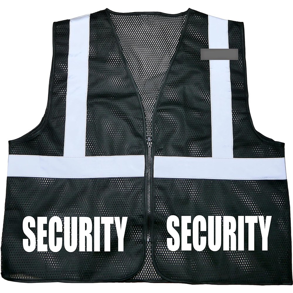 Security Reflective Vest | High-Visibility Safety Vest | Breathable Duty Vest