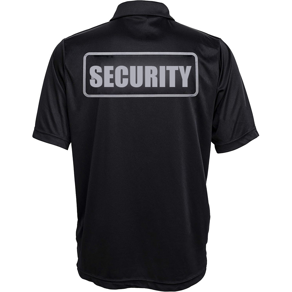 Bulk Purchase Security Uniform Polo | 100% Polyester Quick-Dry | Custom Logo & Reflective Options