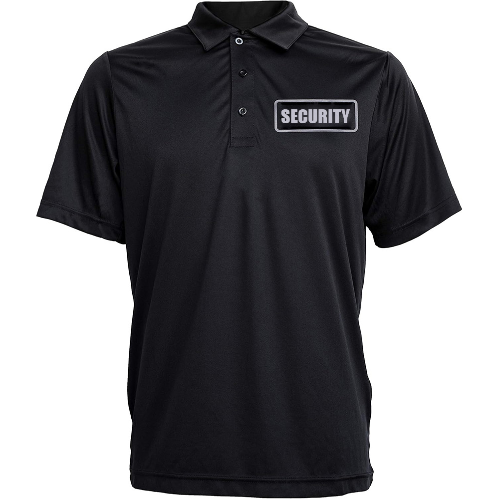 Bulk Purchase Security Uniform Polo | 100% Polyester Quick-Dry | Custom Logo & Reflective Options