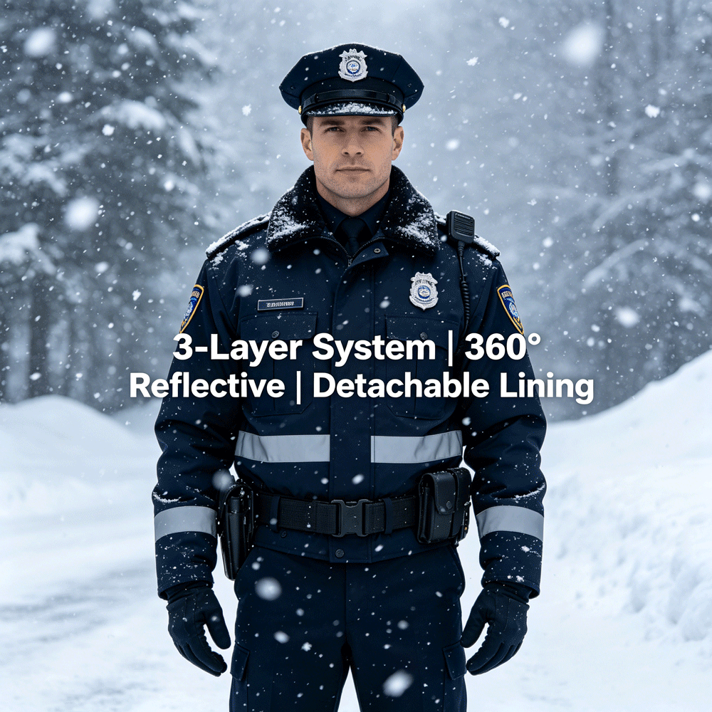 Winter Security Uniforms: 5 Tips to Balance Warmth & Protection