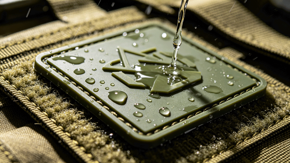 Velcro patch and PVC badge options for tactical security uniforms
