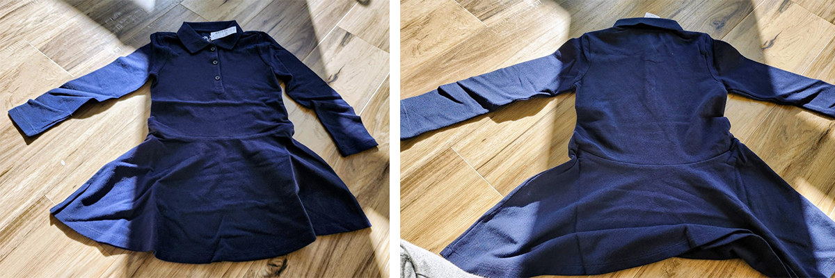 Girls' Polo Collar Long Sleeve Dress Manufacturer | Custom School Uniform Dresses & OEM Production