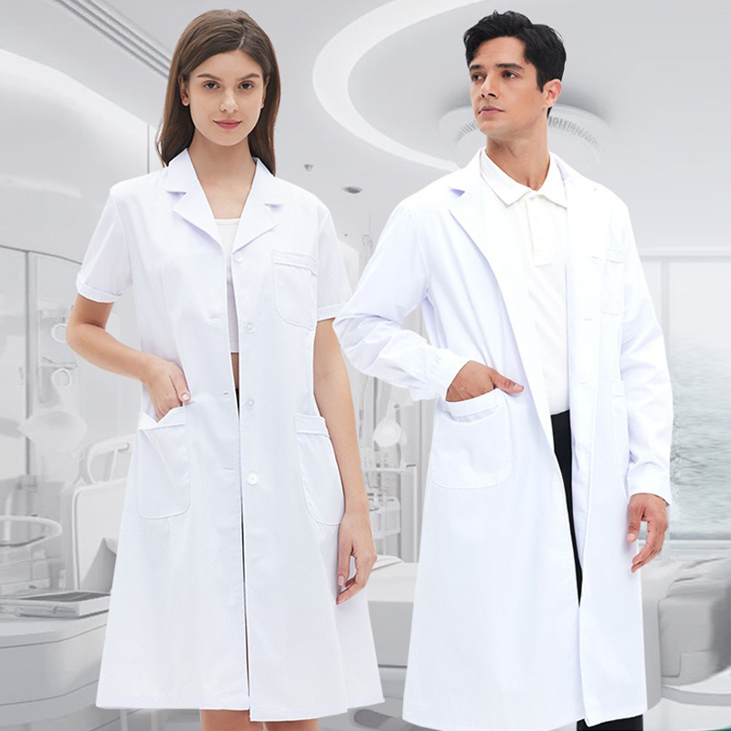 Medical white coat customization-Custom Logo for Hospital & Laboratory