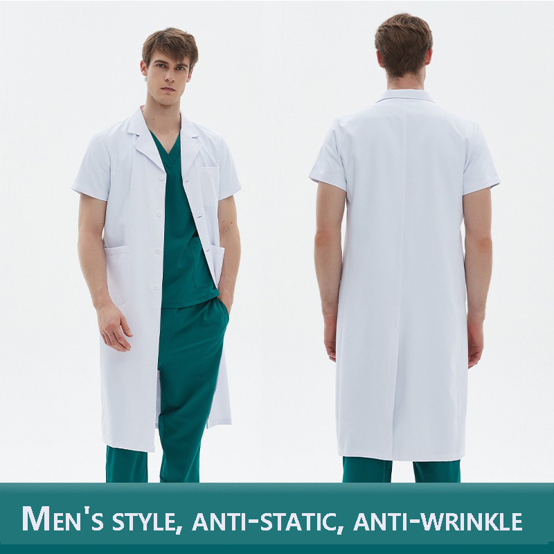 Medical professional white coat | Antistatic and anti-wrinkle