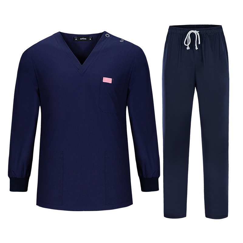 Long Sleeve Medical Scrub Set | Antibacterial Fabric