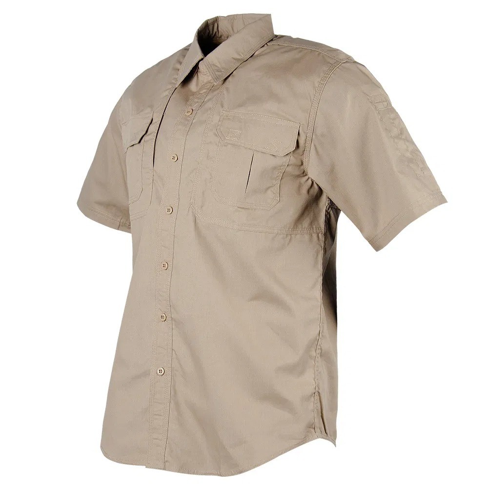 Professional Duty Short Sleeve Shirt - Moisture-Wicking & Reinforced for Security & Patrol