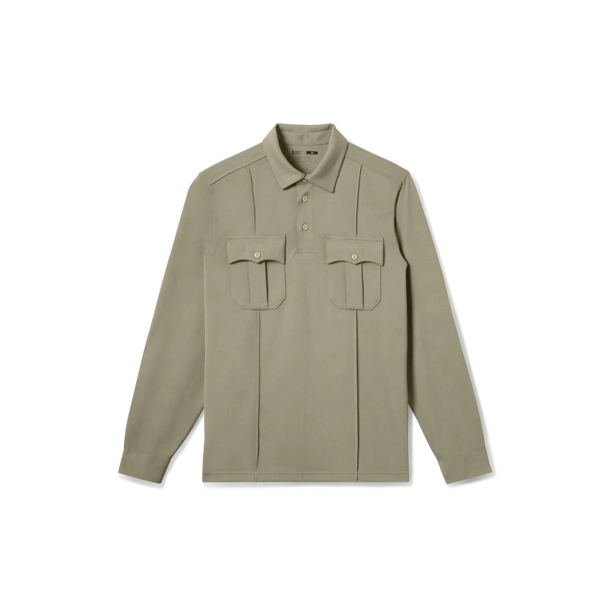 Security Duty Tactical Long Sleeve Shirt - Abrasion & Wrinkle Resistant, Radio Compatible, Full Badge Customization