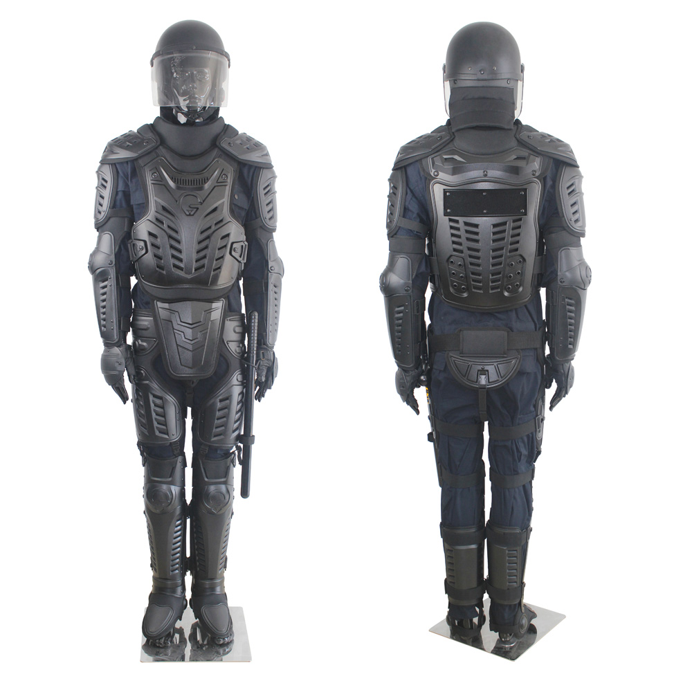 Policía anti antidisturbios traje de fábrica