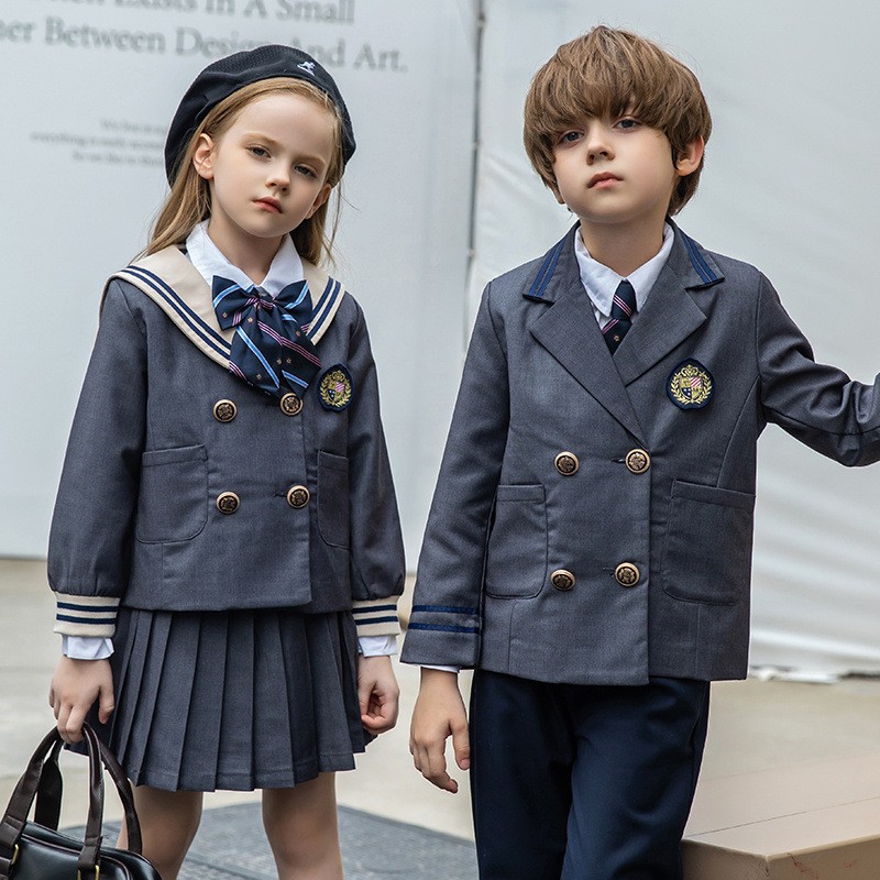 Preppy Wrinkle-Free School Tracksuit Factory Bulk Order