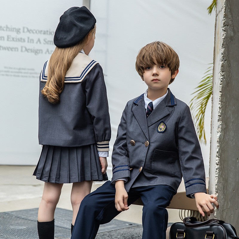Preppy Wrinkle-Free School Tracksuit Factory Bulk Order