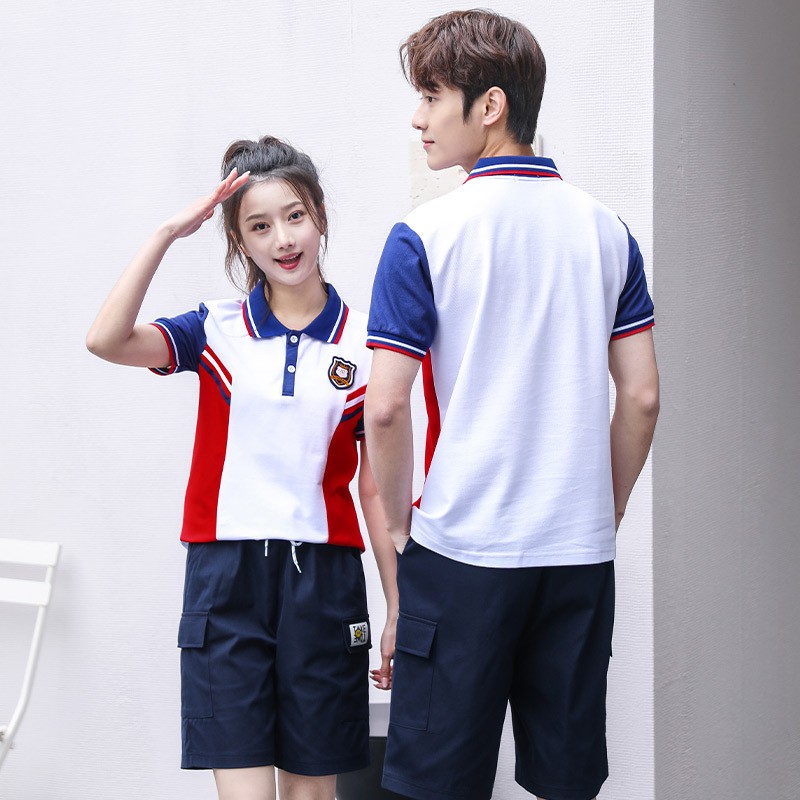 Classic Three-Color Polo & Shorts Set | Custom School Summer Uniform