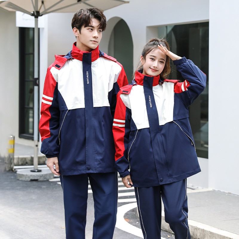 All-Weather Outdoor School Uniform | Hooded Jacket & Pants Set for K-12