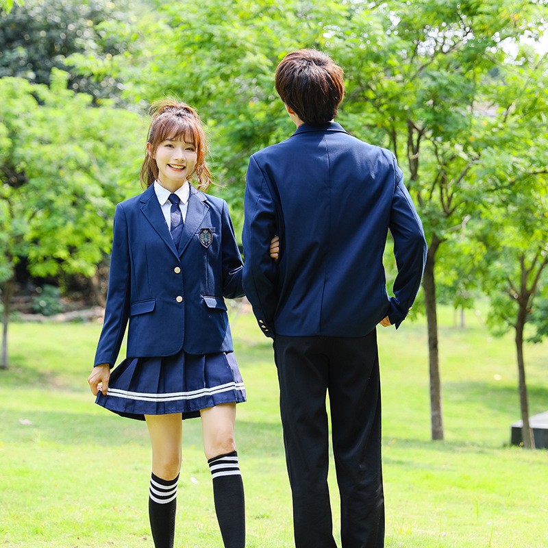 Classic British Blazer Uniform Set | Custom School Formal Wear Manufacturer