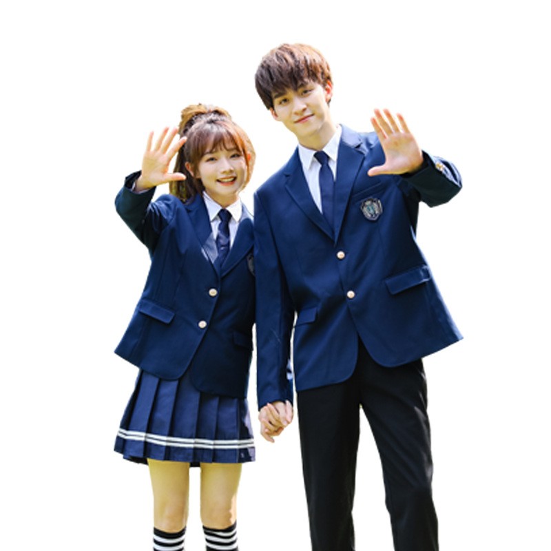 Classic British Blazer Uniform Set | Custom School Formal Wear Manufacturer