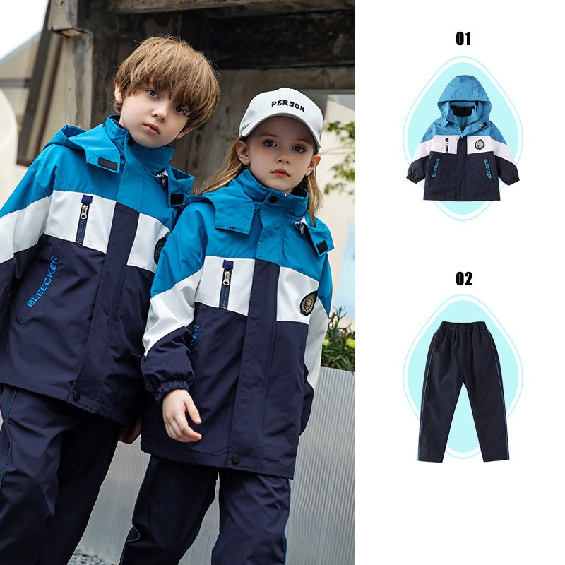 waterproof school fleece  jacket custom school uniform sets