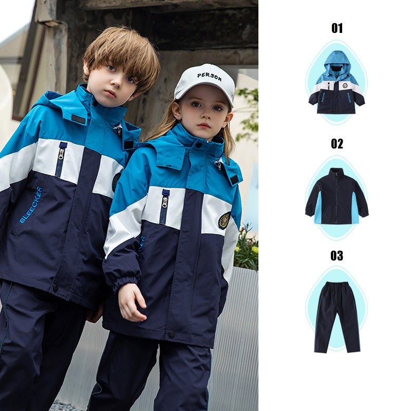 waterproof school fleece  jacket custom school uniform sets