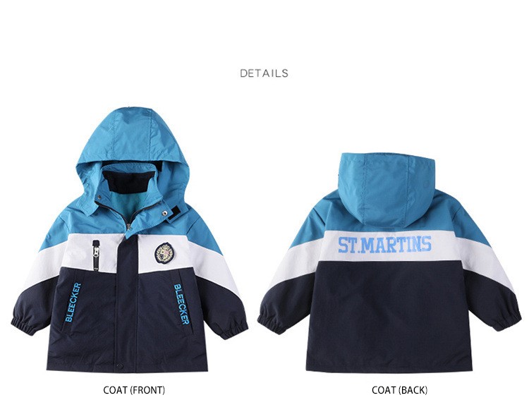 chaqueta de lana escolar impermeable conjuntos de uniformes escolares personalizados
