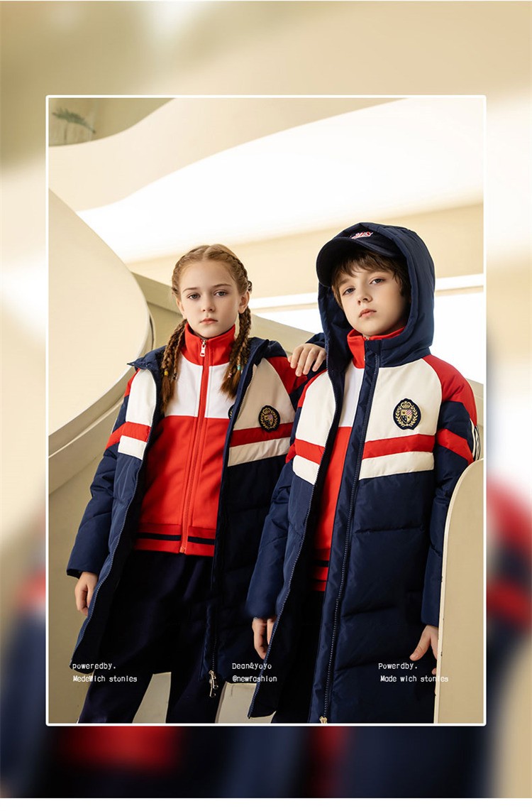 4-Season Children's School Uniform Set | All-Weather Sports Style with Custom Badge