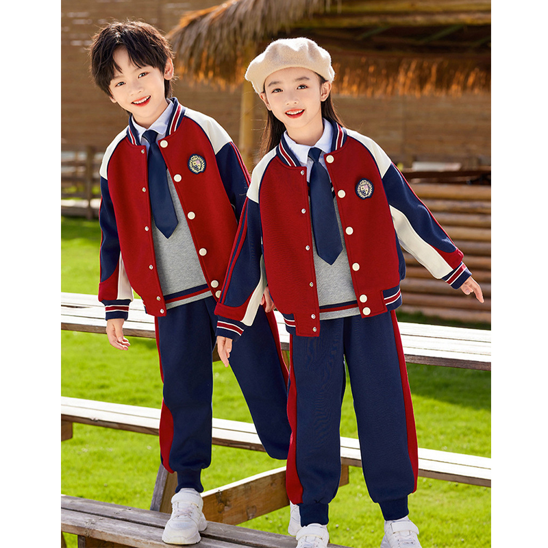 Custom Childrens Baseball Jacket Uniform | Multi-Component School Set Manufacturer