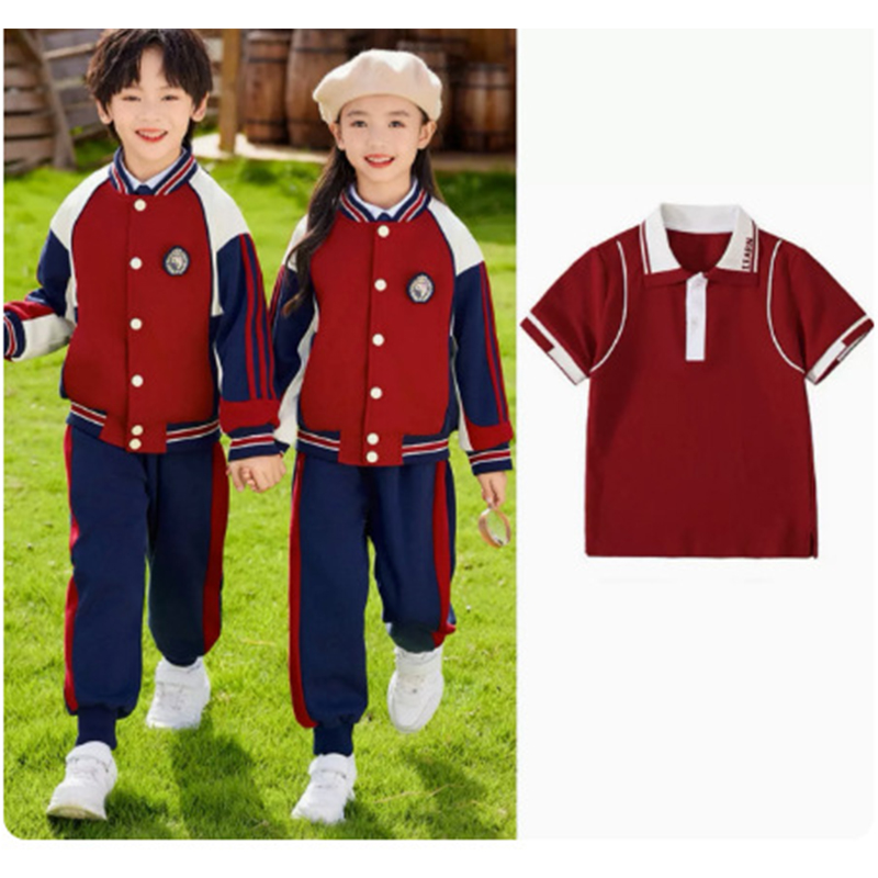 Custom Childrens Baseball Jacket Uniform | Multi-Component School Set Manufacturer