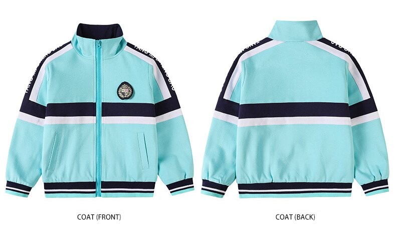  Conjunto de uniformes deportivos de dos piezas con estilo y funcionales para escuelas modernas 