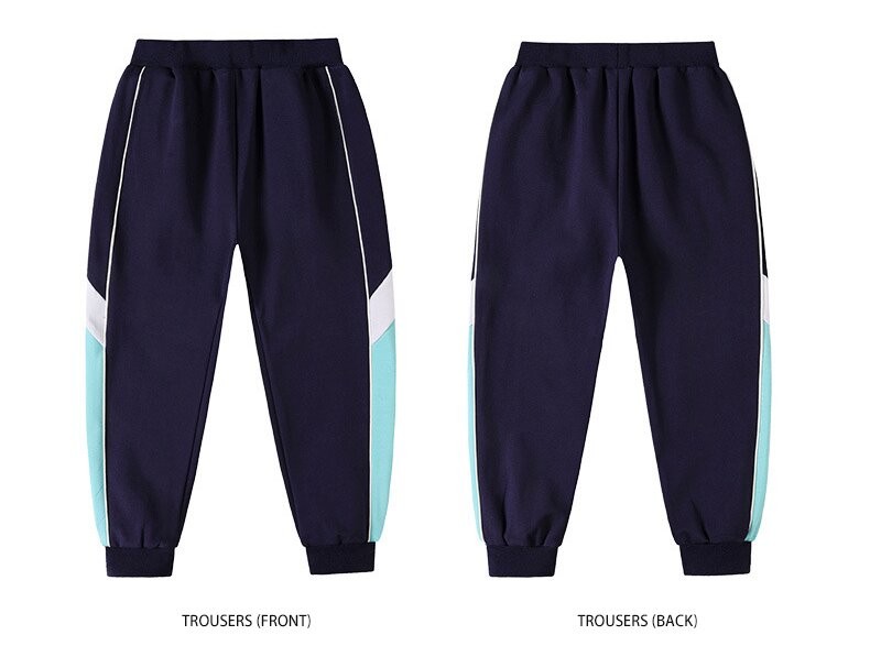  Conjunto de uniformes deportivos de dos piezas con estilo y funcionales para escuelas modernas 