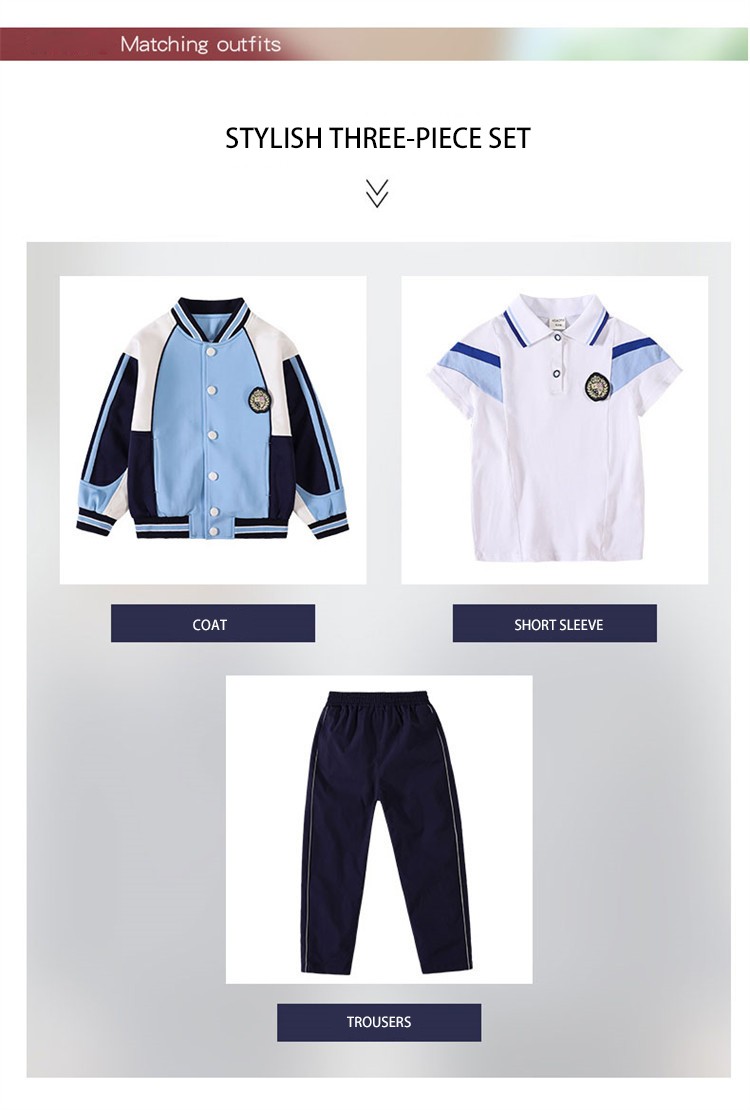 Uniforme de estilo de béisbol OEM | Fábrica de ropa escolar de suministro a granel