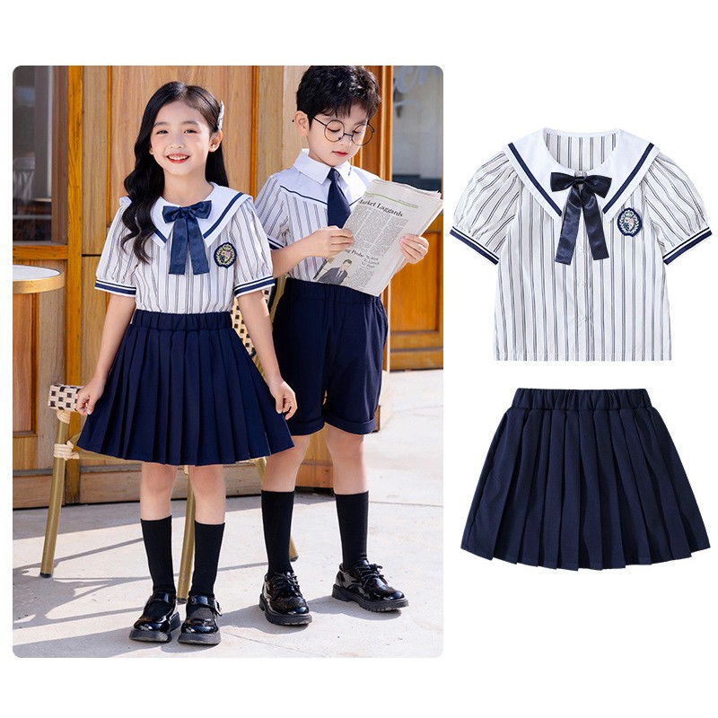 Striped Nautical Uniform Set | Bulk Order Manufacturer