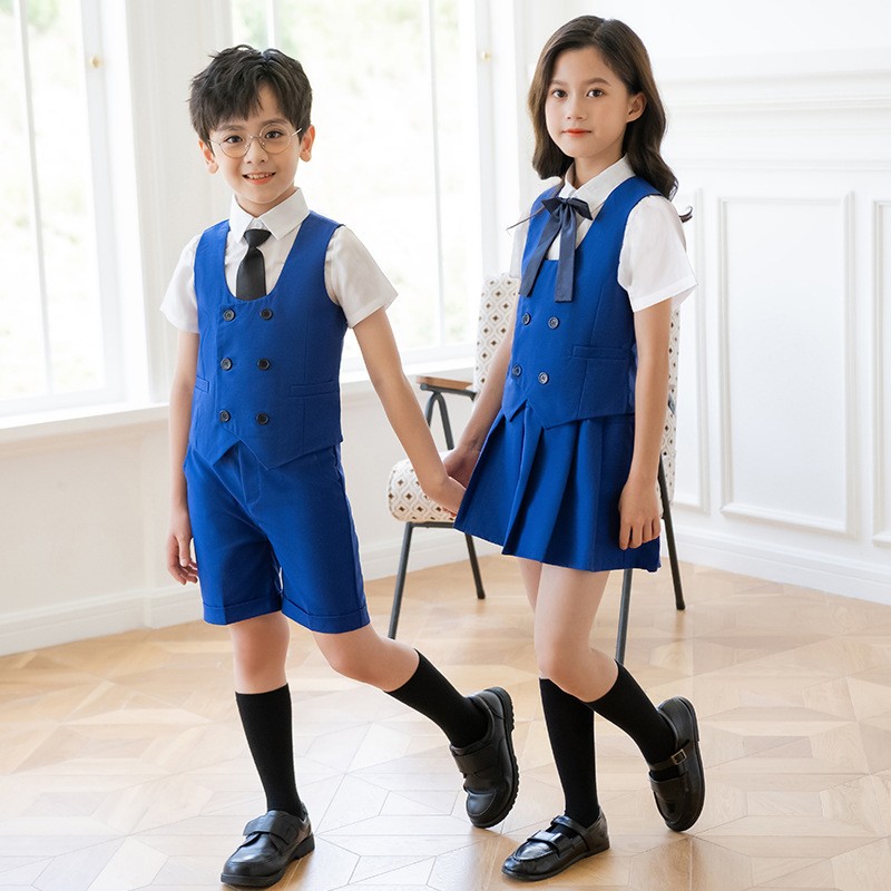 Bespoke Double-Breasted Vest Sets | School Uniform Tailoring Service