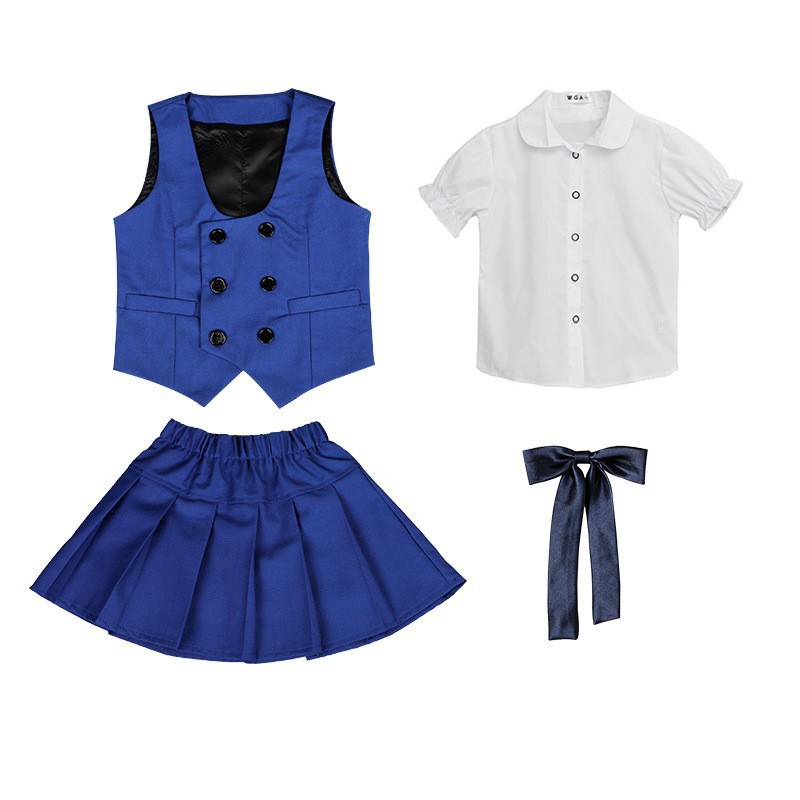 Bespoke Double-Breasted Vest Sets | School Uniform Tailoring Service