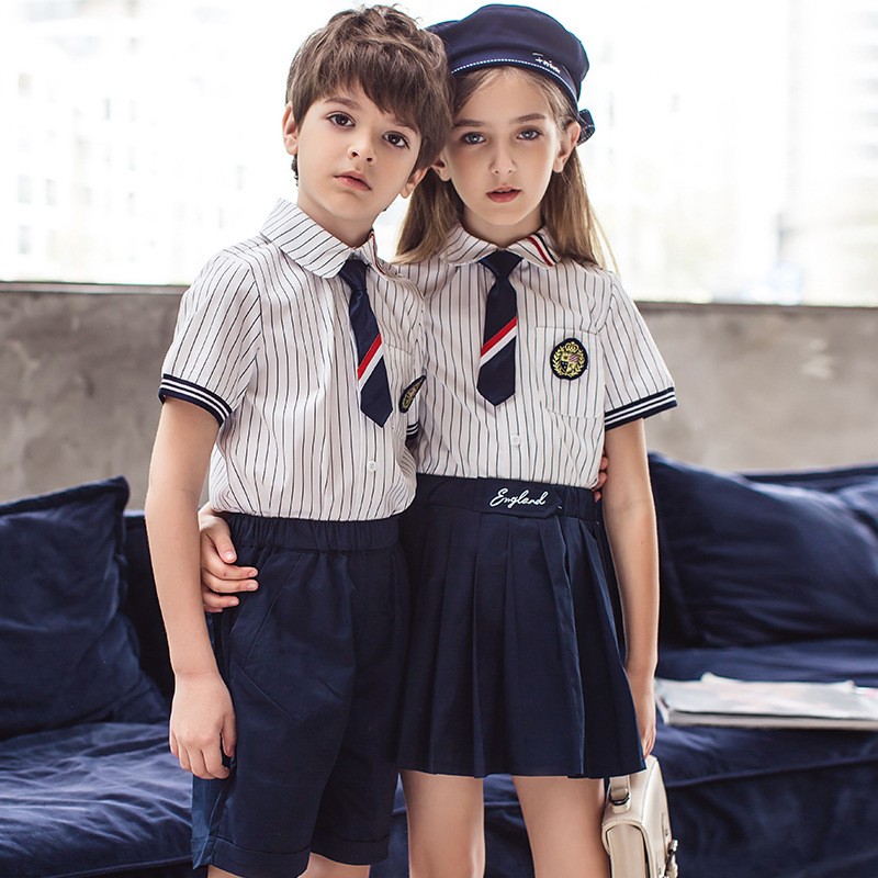 Navy & Striped Academic Sets | International School Uniforms | Custom Design Supplier