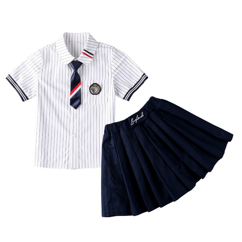 Navy & Striped Academic Sets | International School Uniforms | Custom Design Supplier