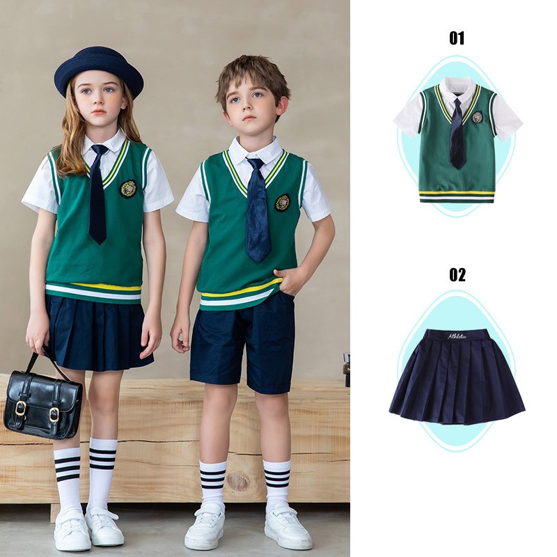 Emerald Green Knit Sets | K-12 School Uniforms | Manufacturing Partner
