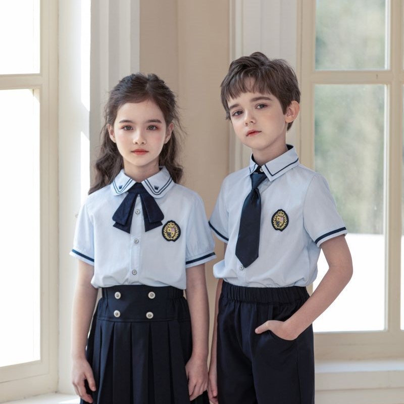 Conjuntos de uniformes clásicos en blanco y negro | Colección de escuela privada | Sastrería personalizada disponible