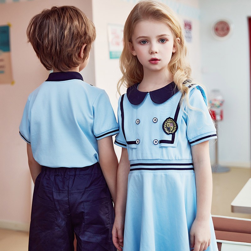 Sky Blue Sailor Uniforms | K-12 Custom Solutions | Factory Direct