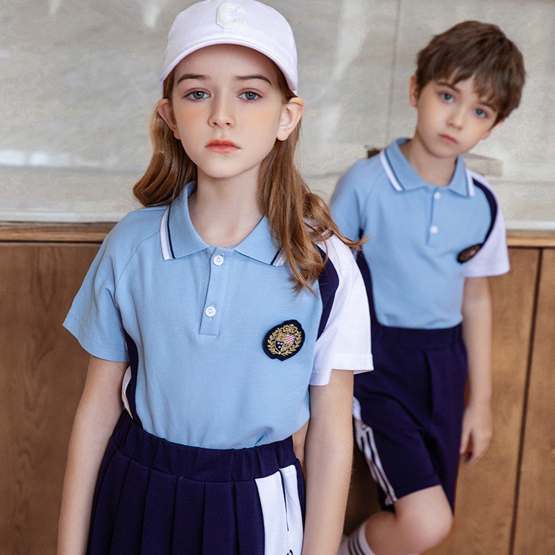 Custom Gray & White Uniforms | K-8 Collection | Direct Manufacturer