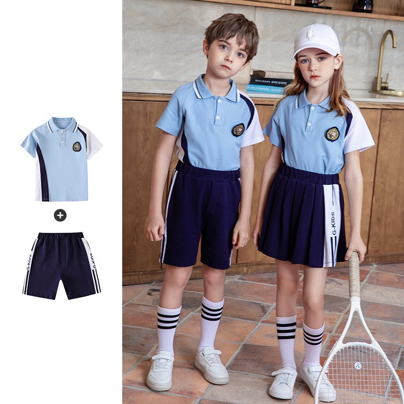 Custom Gray & White Uniforms | K-8 Collection | Direct Manufacturer