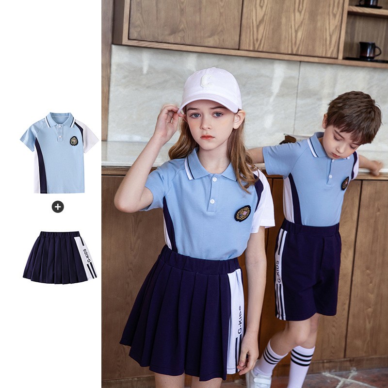 Custom Gray & White Uniforms | K-8 Collection | Direct Manufacturer