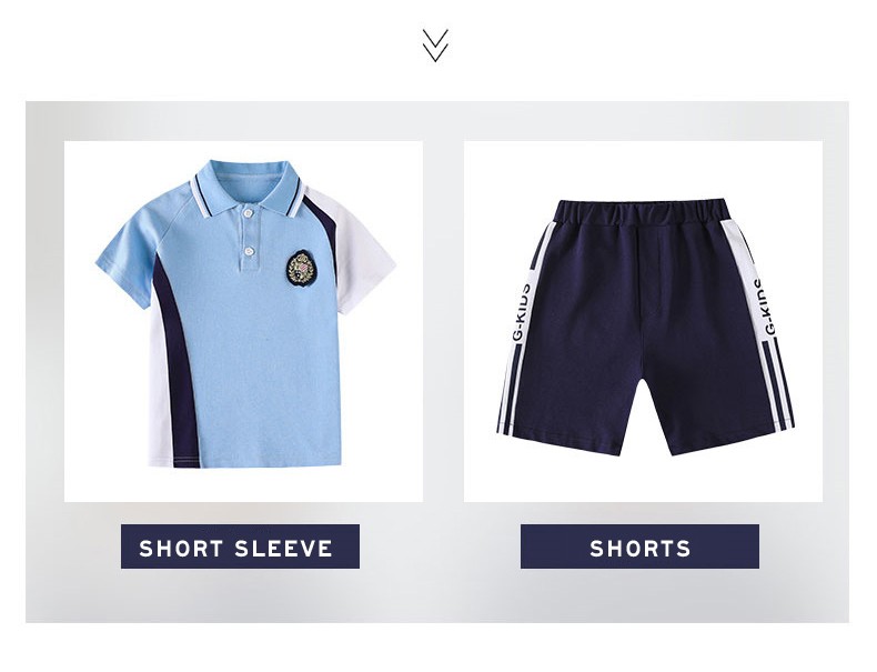 Custom Gray & White Uniforms | K-8 Collection | Direct Manufacturer