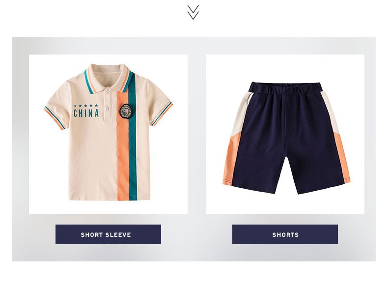 Blue embroidered Chinese style school uniform blazer